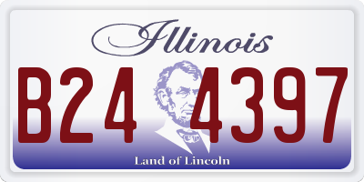 IL license plate B244397