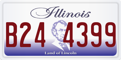 IL license plate B244399