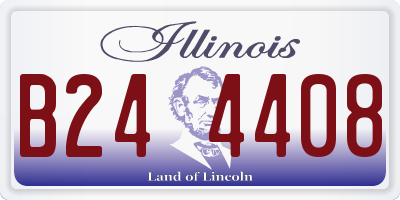 IL license plate B244408