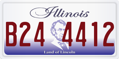 IL license plate B244412