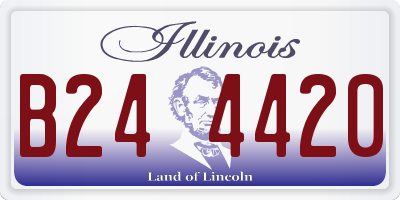 IL license plate B244420