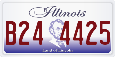 IL license plate B244425