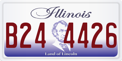 IL license plate B244426
