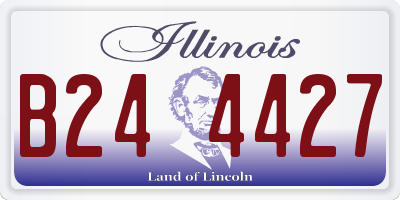 IL license plate B244427
