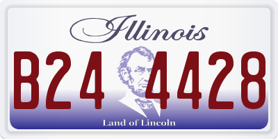 IL license plate B244428