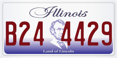IL license plate B244429