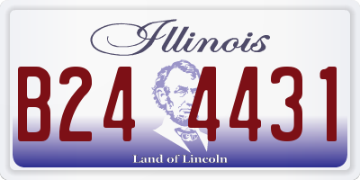 IL license plate B244431