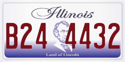 IL license plate B244432