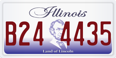 IL license plate B244435