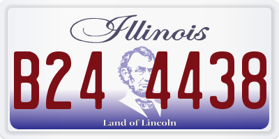 IL license plate B244438