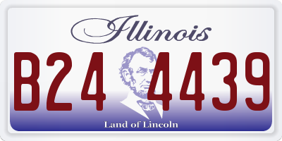 IL license plate B244439