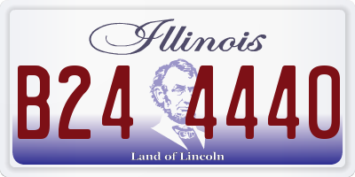 IL license plate B244440