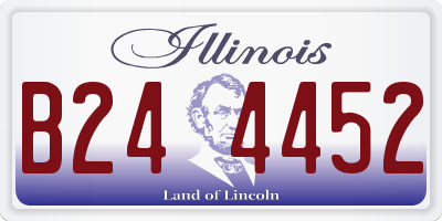 IL license plate B244452