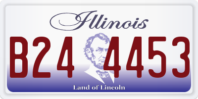 IL license plate B244453