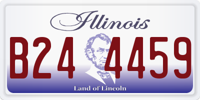 IL license plate B244459