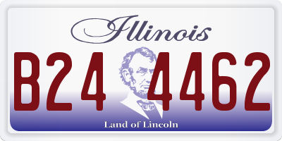 IL license plate B244462