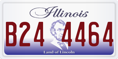IL license plate B244464