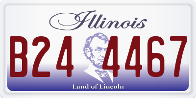 IL license plate B244467