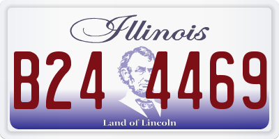 IL license plate B244469
