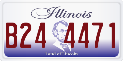 IL license plate B244471