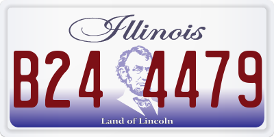 IL license plate B244479