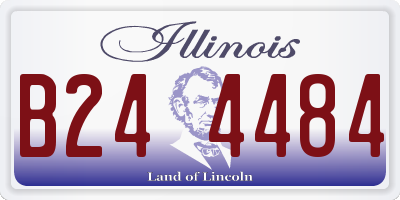 IL license plate B244484