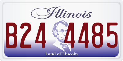 IL license plate B244485