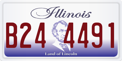 IL license plate B244491