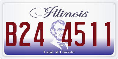 IL license plate B244511