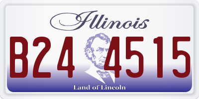 IL license plate B244515