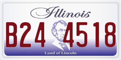 IL license plate B244518