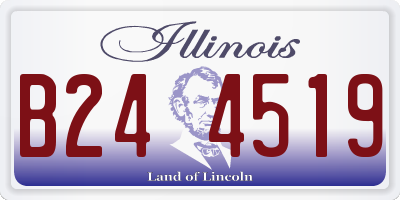 IL license plate B244519