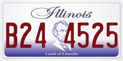 IL license plate B244525