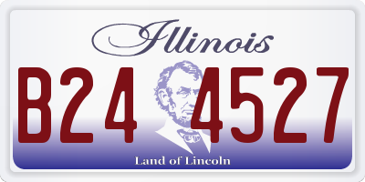 IL license plate B244527
