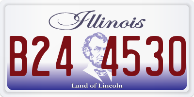 IL license plate B244530