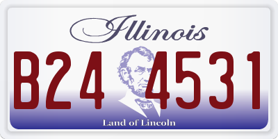IL license plate B244531