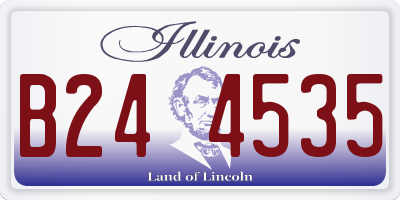 IL license plate B244535