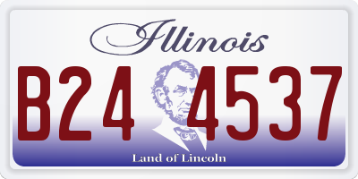 IL license plate B244537