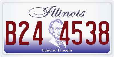 IL license plate B244538