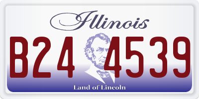 IL license plate B244539