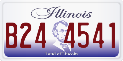 IL license plate B244541