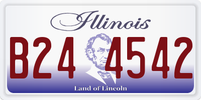 IL license plate B244542