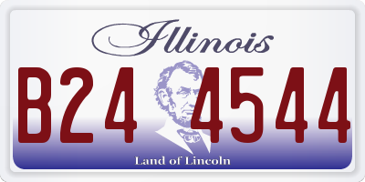 IL license plate B244544