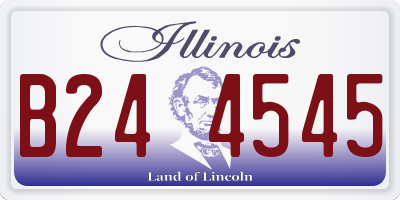 IL license plate B244545