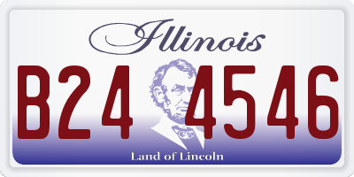 IL license plate B244546