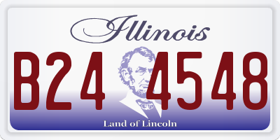 IL license plate B244548
