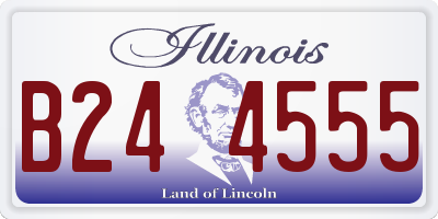 IL license plate B244555
