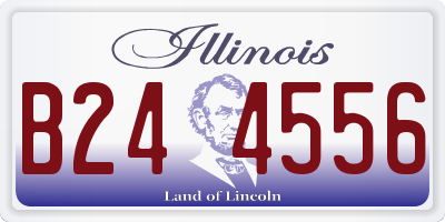 IL license plate B244556