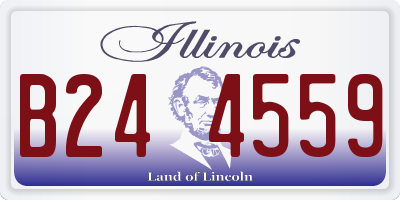 IL license plate B244559
