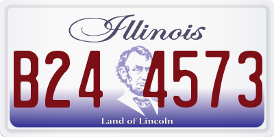 IL license plate B244573